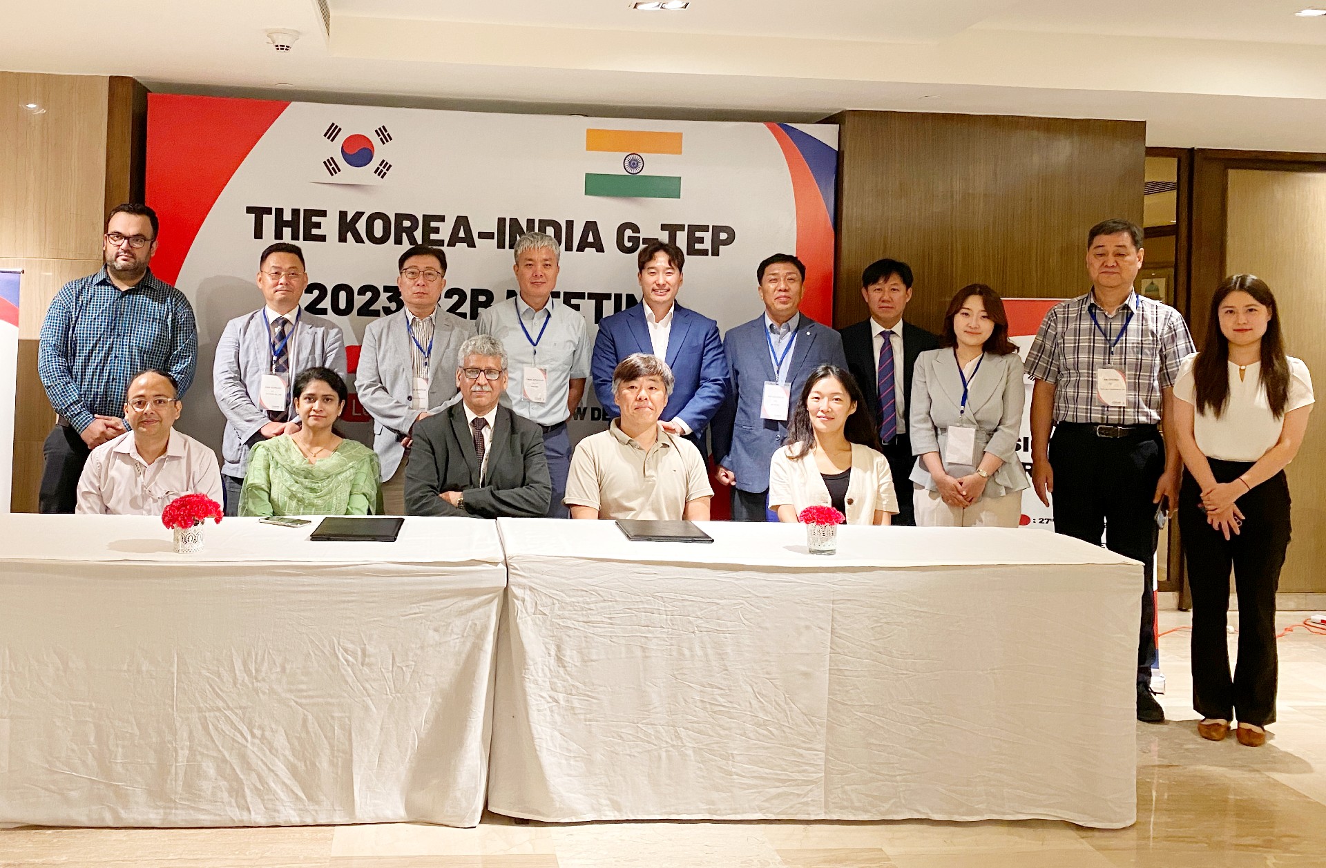 NSIC in association with Korea SMEs & Start-up Agency (KOSME), South Korea organized the NSIC-KOSME Global Technology Exchange Programme 2023 – (B2B Meetings) on 27th July 2023 at New Delhi to create business linkages and share information on the best practices for sustainable business alliances between enterprises of India and South Korea. During the program Mr. Sunil Tyagi, GM-SG (International Cooperation) apprised the participants about the activities of NSIC as well as informed them about the possible cooperation areas.   Total 37 Indian Enterprises and 7 South Korean Enterprises from sectors like 3D Printing, Waterproofing sheets, Rainwater Collection System, Mold for Automotive Industry, Dental Implants and Prosthetics, Injection Molding, Die casting & Construction Machinery participated in the B2B Meetings. Ms. Adiba Bari, Manager (IC), Mr. Anupam Tiwari, Manager (IC) and Mr. Shashank Shekhar, Asst. Manager (IC) coordinated the B2B Meetings.