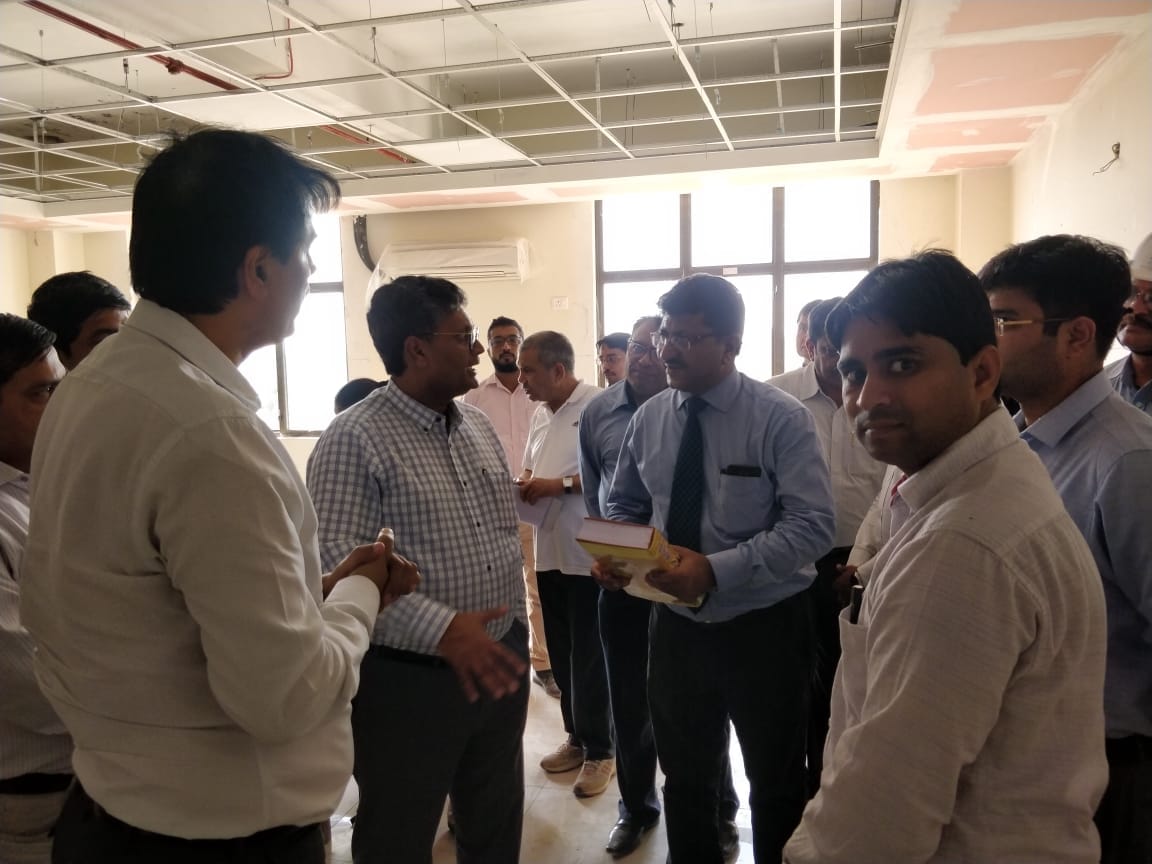 Shri Sudhir Garg, CMD, The National Small Industries Corporation Ltd.-NSIC visited NSIC Branch Office Bhiwadi, Rajasthan and interacted with Zonal Head, Branch Head and other officers of the Branch office.