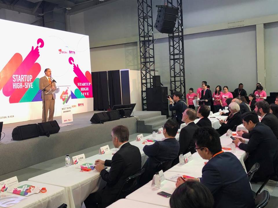 Dr. A. K. Panda, Secretary (MSME) addressing the participants at Start-up meet at Taipei where he briefed the participants about the initiatives taken by Government of India under Start-up India.