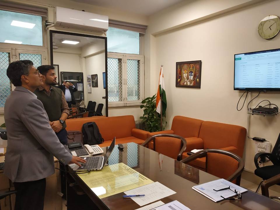 Shri Sudhir Garg, CMD, The National Small Industries Corporation Ltd.-NSIC launches Online HRMS Portal for NSIC employees.