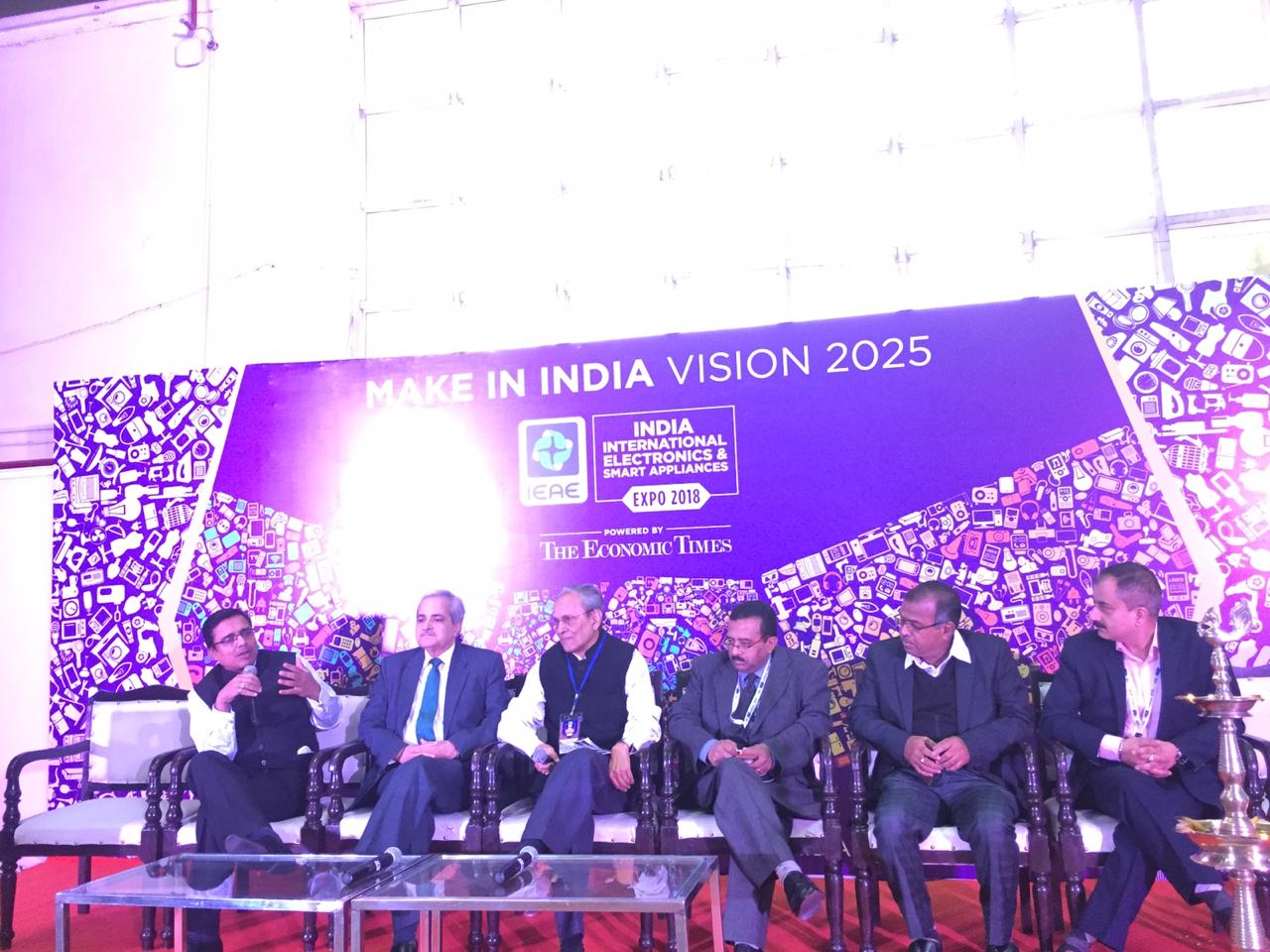 Sh. P. Udayakumar, Director (Planning & Marketing) participated as a panellist in the event “India International Electronics & Smart Appliances Expo 2018” on 05th December, 2018 held at Pragati Maidan, New Delhi. The event was organised by IEAE and supported by The Economic Times.