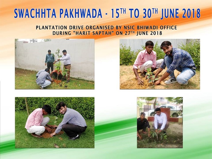 Glimpse of Swachhta Pakhwada (15th June - 30th June, 2018) at The National Small Industries Corporation  Ltd.