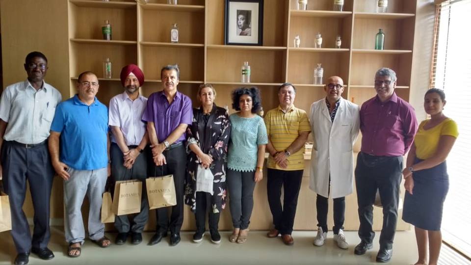 An official delegation comprising of Ms. Alka Arora  , Joint Secretary (SME) and Mr. Ravindra Nath, CMD, The National Small Industries Corporation Ltd.- NSIC visited  Ircos Laboratories, manufacturing argon cosmetics in Morocco.