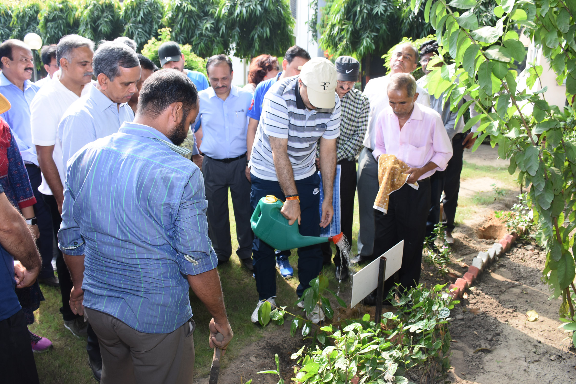 On the occasion of  150th  Birth Anniversary of Mahatma Gandhi, Dr. Arun Kumar Panda, Secretary (MSME), Shri Ram Mohan Mishra AS&DC(MSME), Ms Alka Arora, JS(SME) planted few saplings   to create awareness and spread the message of saving our planet- 'Protecting our environment is the need of the hour.' at the NSIC Corporate Office,New Delhi. Also present on this ocasssion were Shri P.Udayakumar, Director (P&M),Shri Gaurang Dixit, Director (Finance) along with senior officials of Ministry of MSME and NSIC .