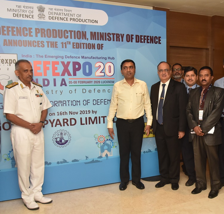 Shri. P. Udayakumar, Director (P & M) attended  "BUSINESS PARTNERS MEET 2019" organised by Goa Shipyard Limited in association with CII on 16th November 2019 at Panaji Goa. The event was inaugurated by Dr. Pramod Sawant, Hon'ble Chief Minister of Goa and during deliberations with Director (P & M),  Hon'ble Chief Minister quite enthusiastically expressed  his willingness to have NSIC support in developing MSME support system in Goa for shipping Industry.

