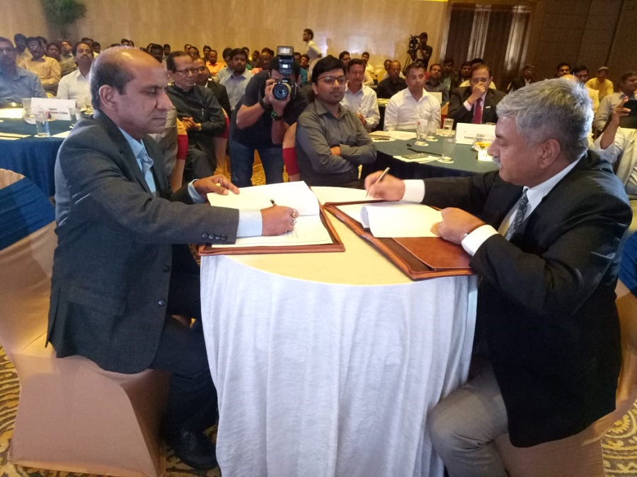 NSIC Technical Service Centre (NTSC), Howrah signed MoU with Indian Electrical & Electronics Manufacturers’ Association (IEEMA) on 1st November, 2019 with an aim to create training facilitation jointly to address the requirements of skills by the industries.  MoU was signed by          Mr. Subodh Jaiswal, GM, NTSC, Howrah & Mr. Sunil Mishra, DG, IEEMA in presence of IEEMA members.