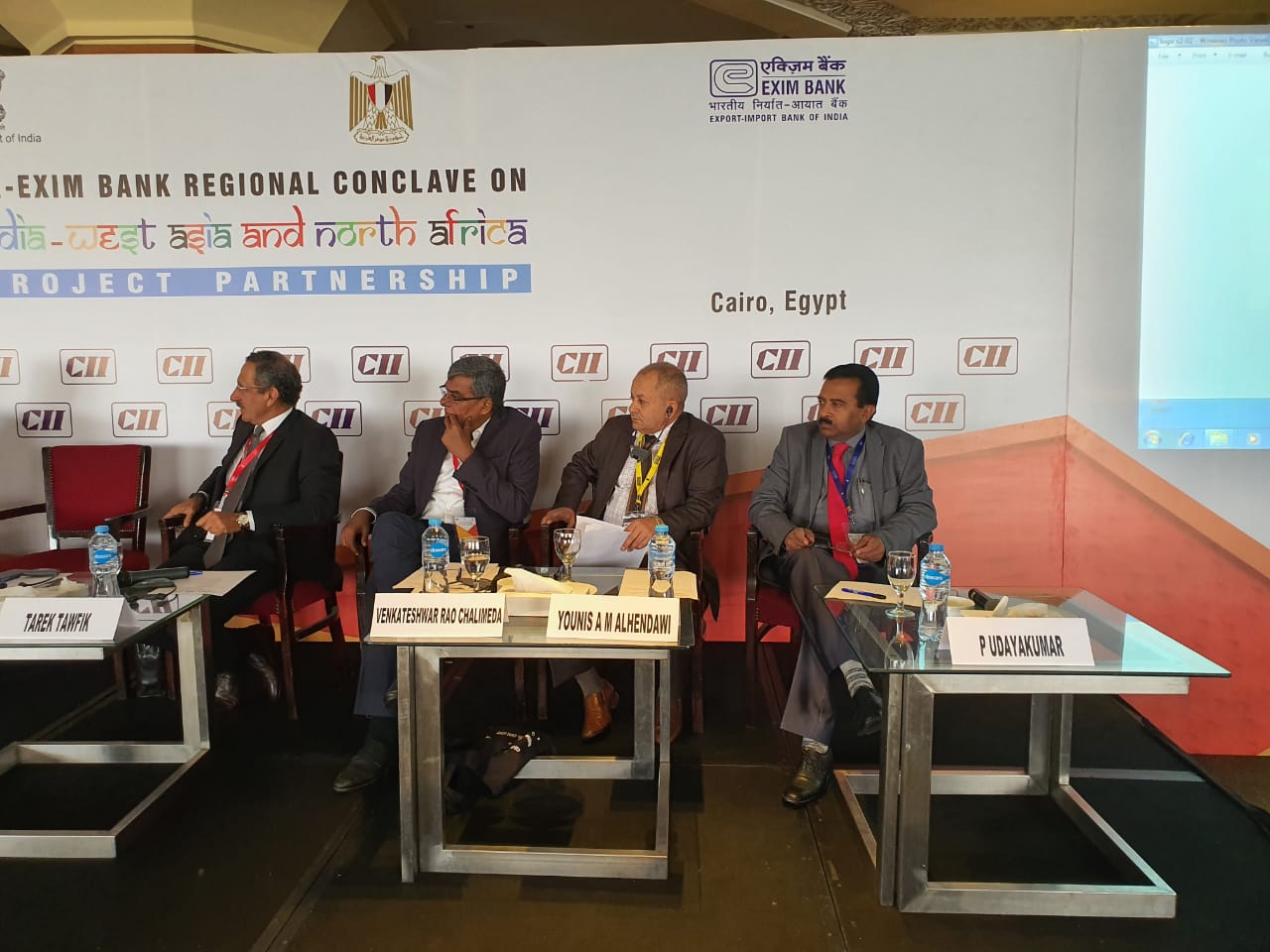 Shri. P. Udayakumar, Director (P&M) was member of the pannel discussion and also delivered a lecture  on " Agri and Food Processing Sector -For food security " at CII-EXIM Bank Regional Conclave on India-West Asia and North Africa in Cairo, Egypt.
