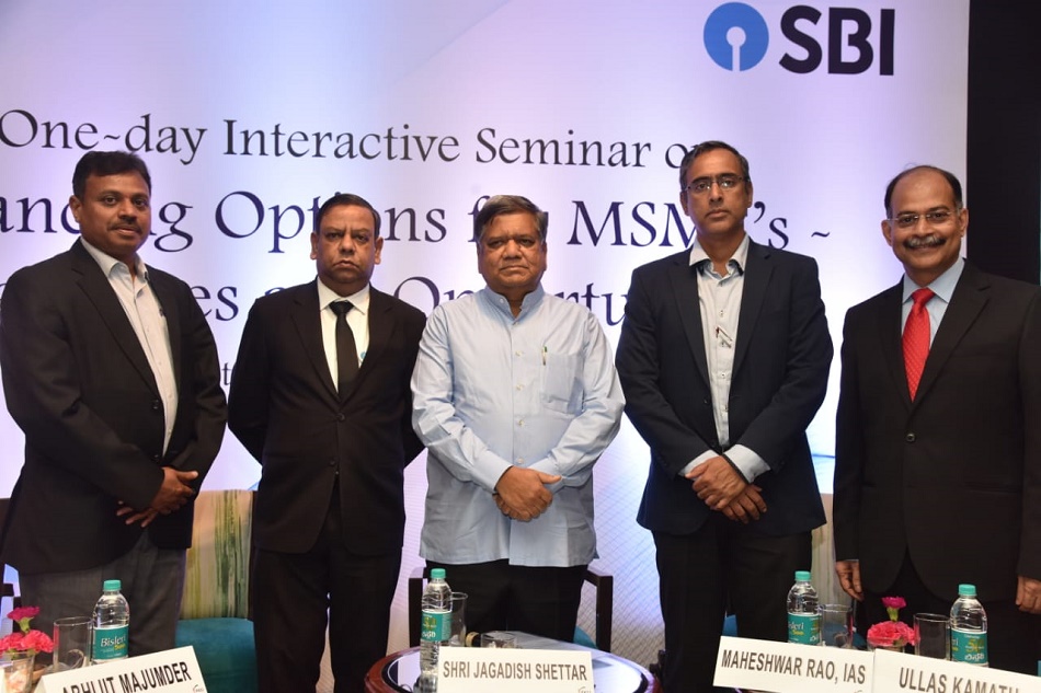 One-Day interactive seminar on financing options for 'MSMEs  Challenges and Opportunities'  was jointly organised by FICCI And State Bank of India  Shri P.Ravikumar, Chief General Manager, South-1 NSIC, Shri Abhiji  Majumder, CGM, SBI, Shri. Jagadish Shettar, Honable Minister for Industry, GOK, Shri Maheshwar Rao, Secretary, MSME GOK, Mr. Ullas Kamath, Chairman, FICCI Sate Council were dignitaries Shri P.Ravikumar, addressed the gathering on interventions  of NSIC in the MSME domain which was well received and appreciated.