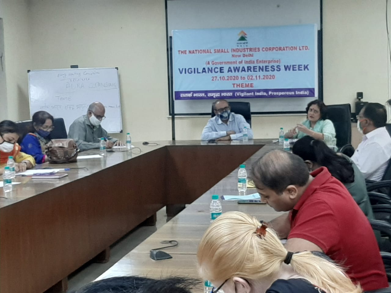 NSIC sensitized the Employees during vigilance awareness week by inviting participation of Employees in essay writing competition based on the theme of the week on 28th October 2020 at NTSC Okhla. The employees participated with full zeal and great enthusiasm.