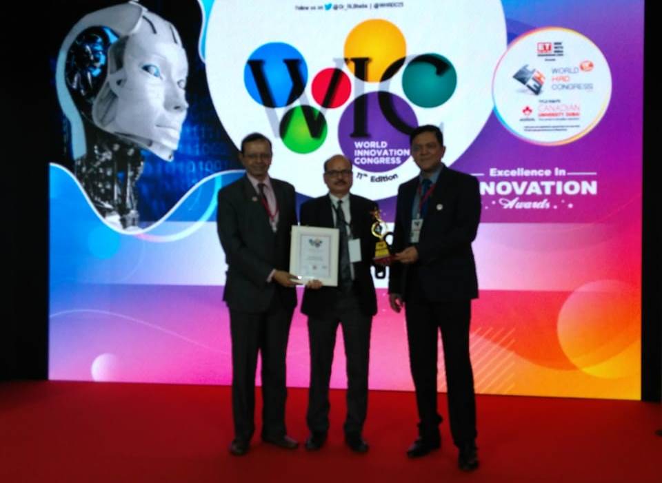 NSIC has been conferred with award for “ Best Innovative Practices in Marketing and Operations “being implemented by NSIC for the growth of MSME sector at the World Innovative Congress held on 17th February, 2020 at Mumbai. Many heads of International Organisations, imminent professionals and heads of PSUs were present on the occasion. The award was received by Shri Krishna Mohan, Deputy General Manager, NSIC (Mumbai).