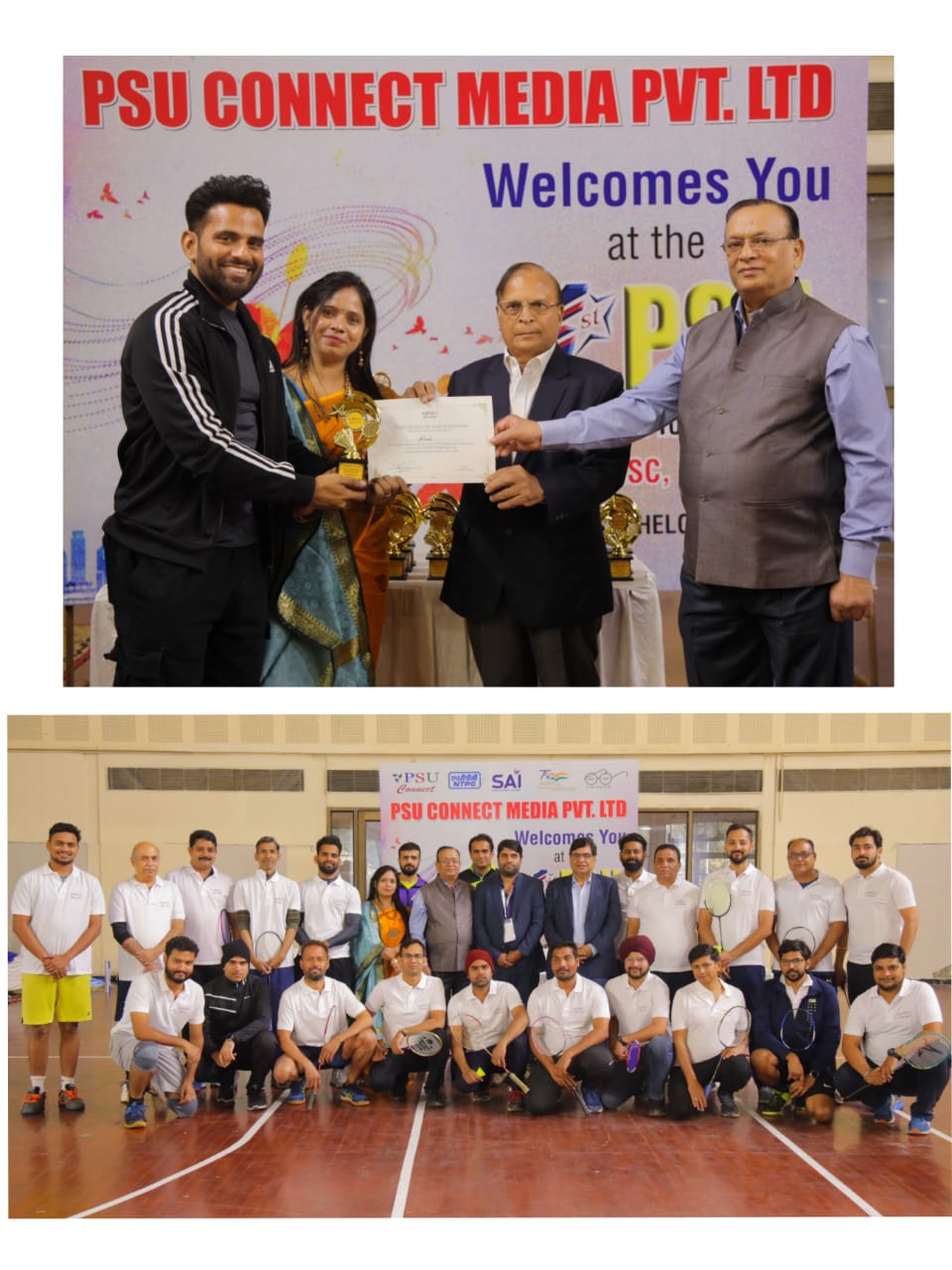 NSIC participated in 01st PSU Badminton Tournament organized by PSU Connect Media on 17th December ,2022.  Shri Atul Sobti, Director General of the Standing Conference of Public Enterprises (SCOPE), an apex body of the Public Sector Enterprises (PSEs) of India, was Chief Guest and  inaugurated the tournament.  He motivated the players and encouraged PSUs to continue engaging in more sports activities for their employees well being. The NSIC participants included Shri Rajesh Madan, GM, Shri Sachet, Mittal, Manager, Shri Avinash, Deputy Manager and Shri Ananad Chandra, DO.