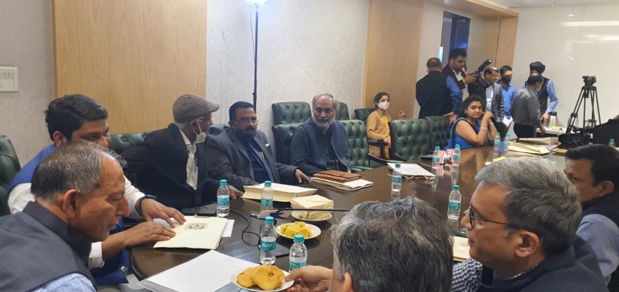 Shri. P. Udayakumar, Director (P&M) was invited to be special guest cum speaker for an "Interactive Session" on 23rd Feb, 2022, 2.00 PM at Board Room, Constitution Club of India, New Delhi. The event was organized by Policy Watch Foundation (PWF) which is an independent, not-for-profit policy research and action organization committed to evidence and research-based development. During his address, he highlighted the benefits of NSIC schemes.