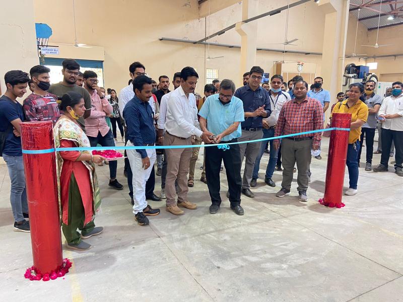 NTSC (RAJKOT) conducted a Job Meta on 02nd March, 2022 at NSIC -TSC Premises. Program was presided by Sh. P. R.  Joshi, Dy. Director, MSME PPDC, Agra as Chief Guest. On this occasion, Sh Upender Kumar Kohli, GM & Centre Head, explained about the role of NSIC-TSC in the field of Skill Development, Training imparted in Tool Room, Livelihood Business Incubation Centre to Upgrade / Enhancing the technical skills of the individual under our various training programs and also highlighted the importance of skilled /weIl trained manpower for the growth of MSME Units. Sh. P. R. Joshi, Dy. Director, MSME PPDC advised the participants to avail benefit of NSIC-TSC facilities for development of their technical skill. In this Job Mela, 19 renowned MSMEs participated for selecting skilled manpower & More than 77 Trainees participated in this event and 46 Candidates were selected in preliminary round and called these candidates for final selection at their respective units.
