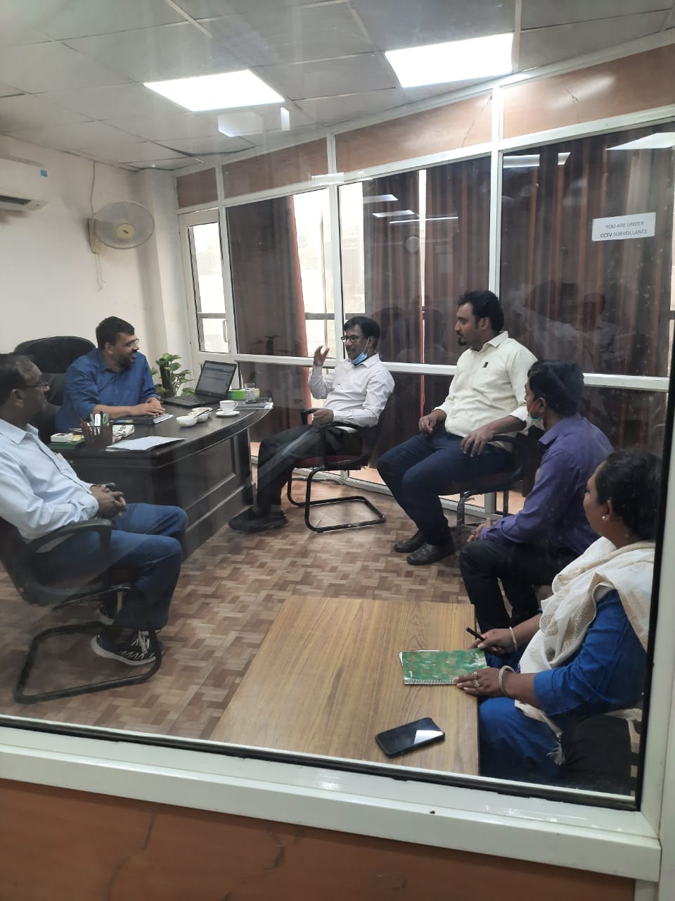 Shri S.H. Siddiqui, Branch Head, NSIC (Naraina) invited Mr. Vikas Kumar, DGM, NALCO to NSIC (Central Delhi office ) so as apprise the NALCO team about  MSME needs of the Raw Material as also facilitate  new Business for NSIC.
