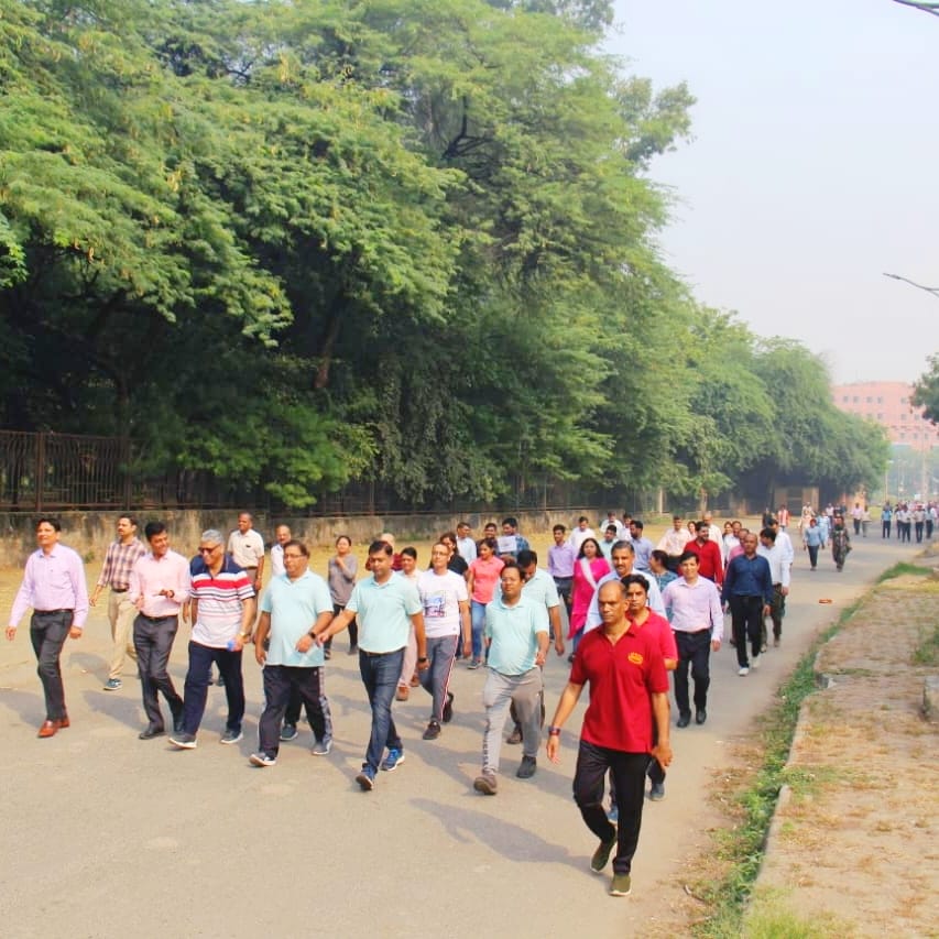 The NSIC employees participated in a Unity Run organized to pay tribute to Sardar Vallabhbhai Patel, the Iron man of India  on his 146th birth anniversary. At New Delhi the Unity run was led by Shri Kartikeya Sinha, Director (P&M), NSIC and Shri Gaurav Gulati, Director (Fin) from Corporate Office to NTSC (Okhla), New Delhi