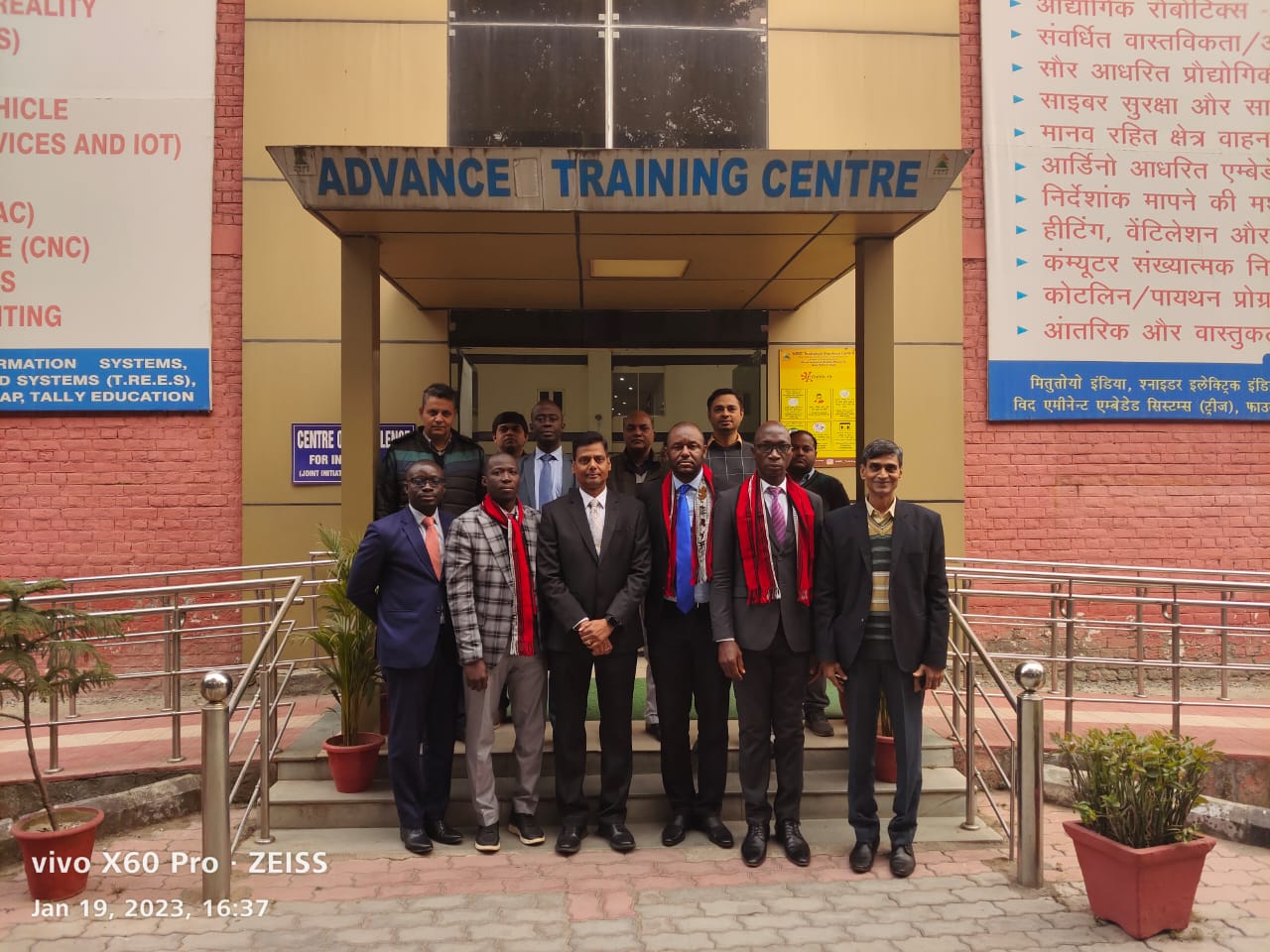 A Cote d lvoire delegation led by Mr. Antoni Ledoux Aka, Director, Information System of the Ivorian Ministry of Commerce, Industry and Promotion of SME, (Govt. of Cote d lvoire) visited NSIC Livelihood Business Incubation (LBI) Centre and Advanced Training Centre on 19th Jan., 2023. Shri O.P Singh, GM (Centre Head-NTSC) briefed them about the offering of NSIC Rapid Incubation Centre and Advanced Training Centre. The delegation appreciated NSIC model for employment generation and has showed keen interest to collaborate with NSIC for promoting SMEs in Govt. of Cote d lvoire and setting up of LBIs in their country. Also, presented of this occasion were Mr. Vidya Sagar Singh, GM-SG (DSF), Mr. Rajiv Nath, Chief Manager (Tech), Mr. Vimlesh Bhatia, Chief Manager (Tech), Ms. Sandeep Tomer, Manager (DSF), Mr. Pankaj Rawval, Deputy Manager (Tech),  etc.