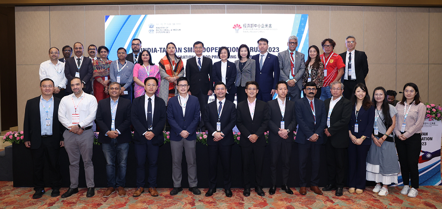 NSIC on behalf of Ministry of MSME along with Small and Medium Enterprise Administration (SMEA), Ministry of Economic Affairs (MOEA), Taiwan and ITRI, Taiwan at Mumbai on September 07, 2023 organized the 2nd India-Taiwan SME Cooperation Forum. Ms. Mercy Epao, Joint Secretary (SME), Ministry of MSME led the Indian Side whereas Mr. Chin Tsang Ho, Director General, SMEA, MOEA, Taiwan led 33 member Taiwan Delegation comprising of 13 Officials and 20 representatives of Eight Enterprises in Food Processing sector from Taiwan Side. The theme of the forum was Cooperation in Food processing Sector. Both sides exchanged their experiences and information on the development of SMEs in India and Taiwan respectively. A panel discussion amongst them was coordinated by Sh. Sunil Tyagi, Sr. General Manager, NSIC which was participated by Industry Experts.