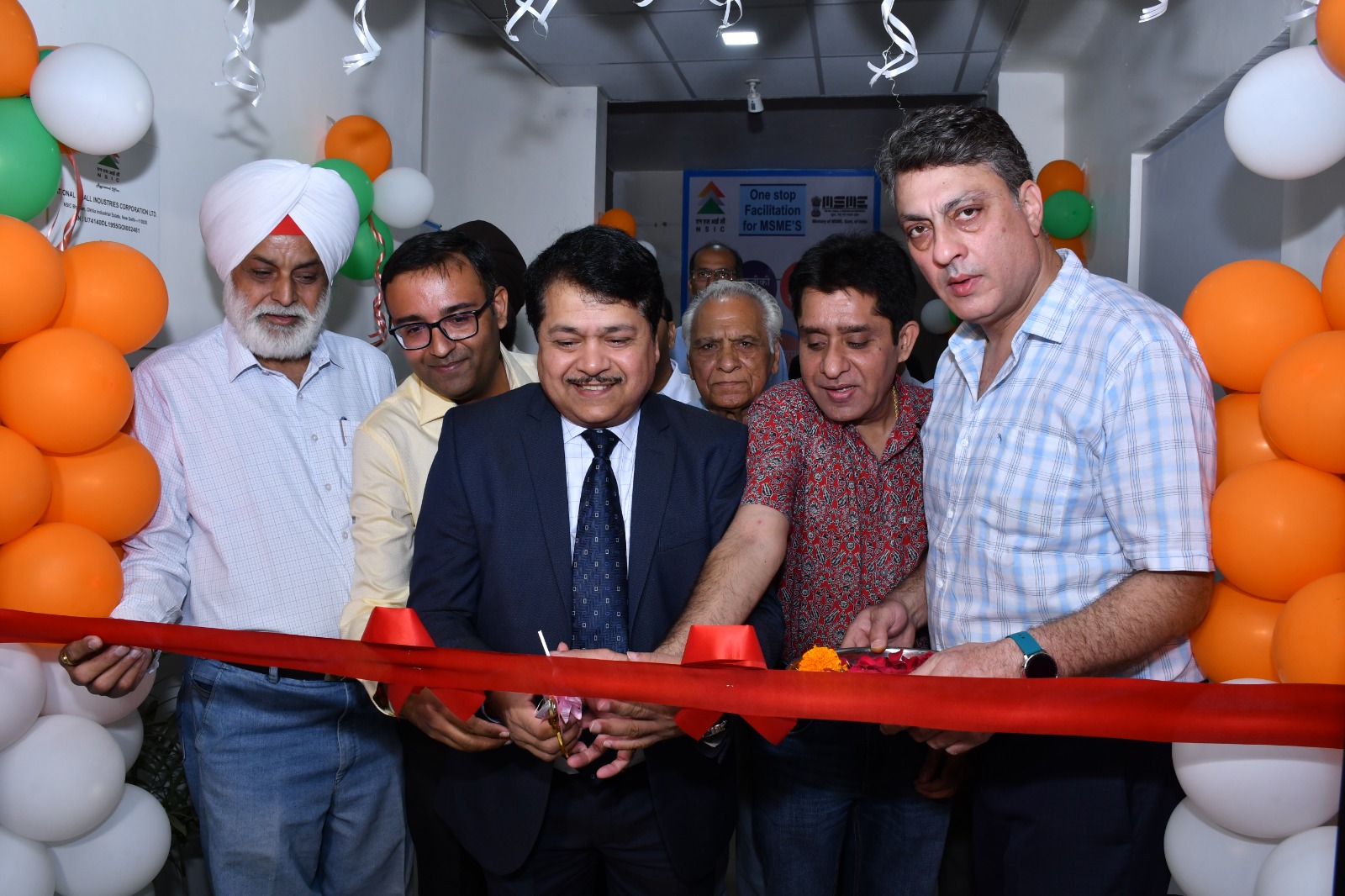Dr. Subhransu Sekhar Acharya, Chairman and Managing Director, NSIC, inaugurated the Corporation’s new office premises in Jalandhar today, marking a significant milestone in NSIC’s efforts to expand its regional footprint and support the Micro, Small, and Medium Enterprises (MSMEs) sector in Punjab. The newly opened office aims to provide enhanced support and services to MSMEs in the region, facilitating access to NSIC’s wide array of programs focused on business development, technology adoption, financial assistance, and marketing initiatives.The inauguration ceremony was attended by Shri Gurpal Singh, Senior General Manager, NSIC, along with other senior officials from the Corporation.