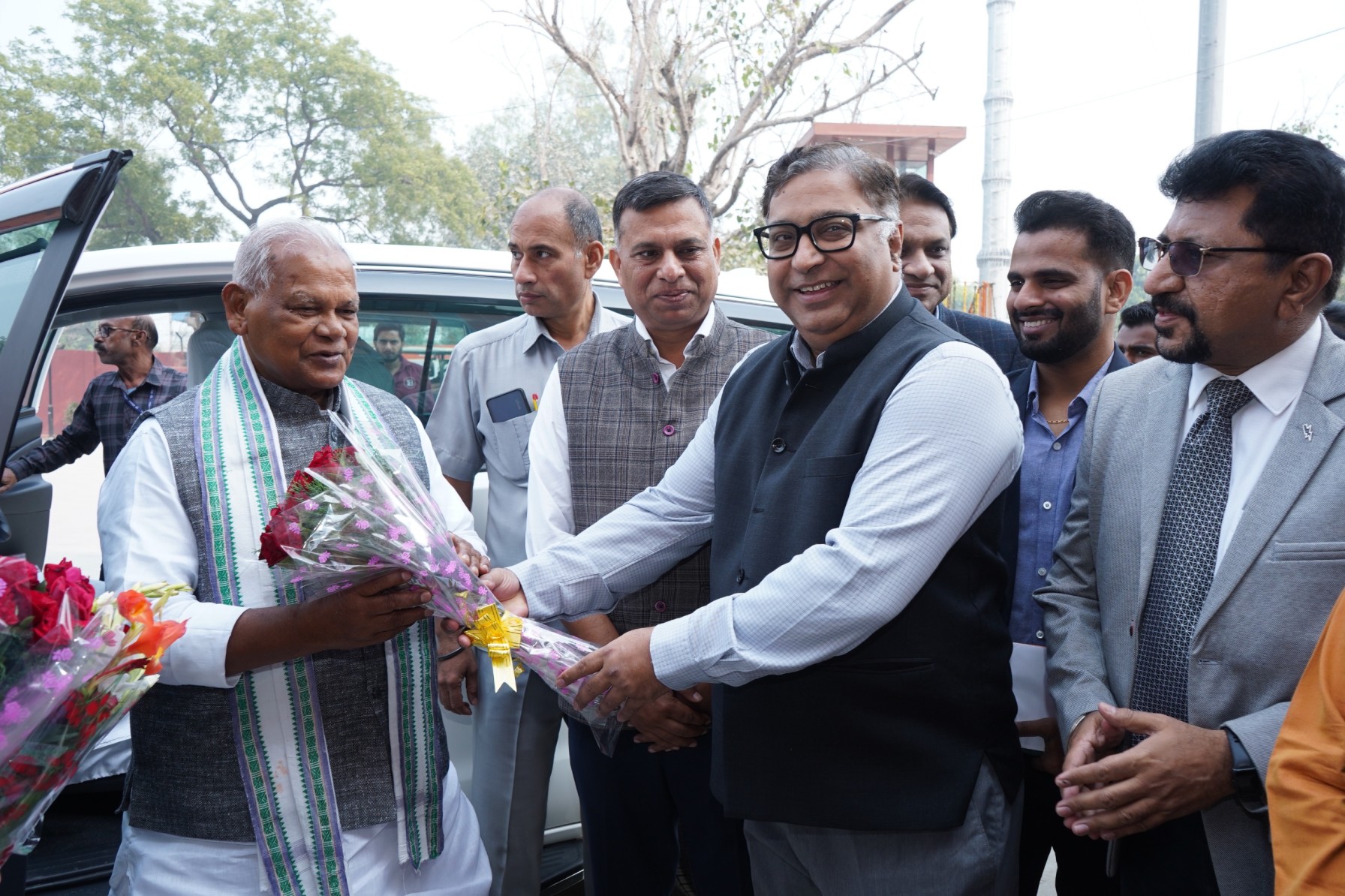 The Honorable Union Minister for Micro, Small & Medium Enterprises (MSME), Shri Jitan Ram Manjhi, inaugurated the Ministry of MSME Pavilion at the 43rd India International Trade Fair (IITF) in Hall No. 6 at Pragati Maidan, ITPO, New Delhi, today.

The Pavilion showcases the achievements, innovations, and opportunities available in the MSME sector, reflecting its critical role in driving the nation economic growth. Shri Manjhi, along with senior officials from the Ministry of MSME and NSIC, visited various exhibits at the Pavilion, interacting with entrepreneurs and exploring the diverse range of products and services on display.

Shri Gaurav Gulati, Director (Finance), NSIC extended a warm welcome to the Honorable Minister, emphasizing NSIC continued efforts to empower MSMEs through its initiatives in capacity building, market access, and financial assistance.
