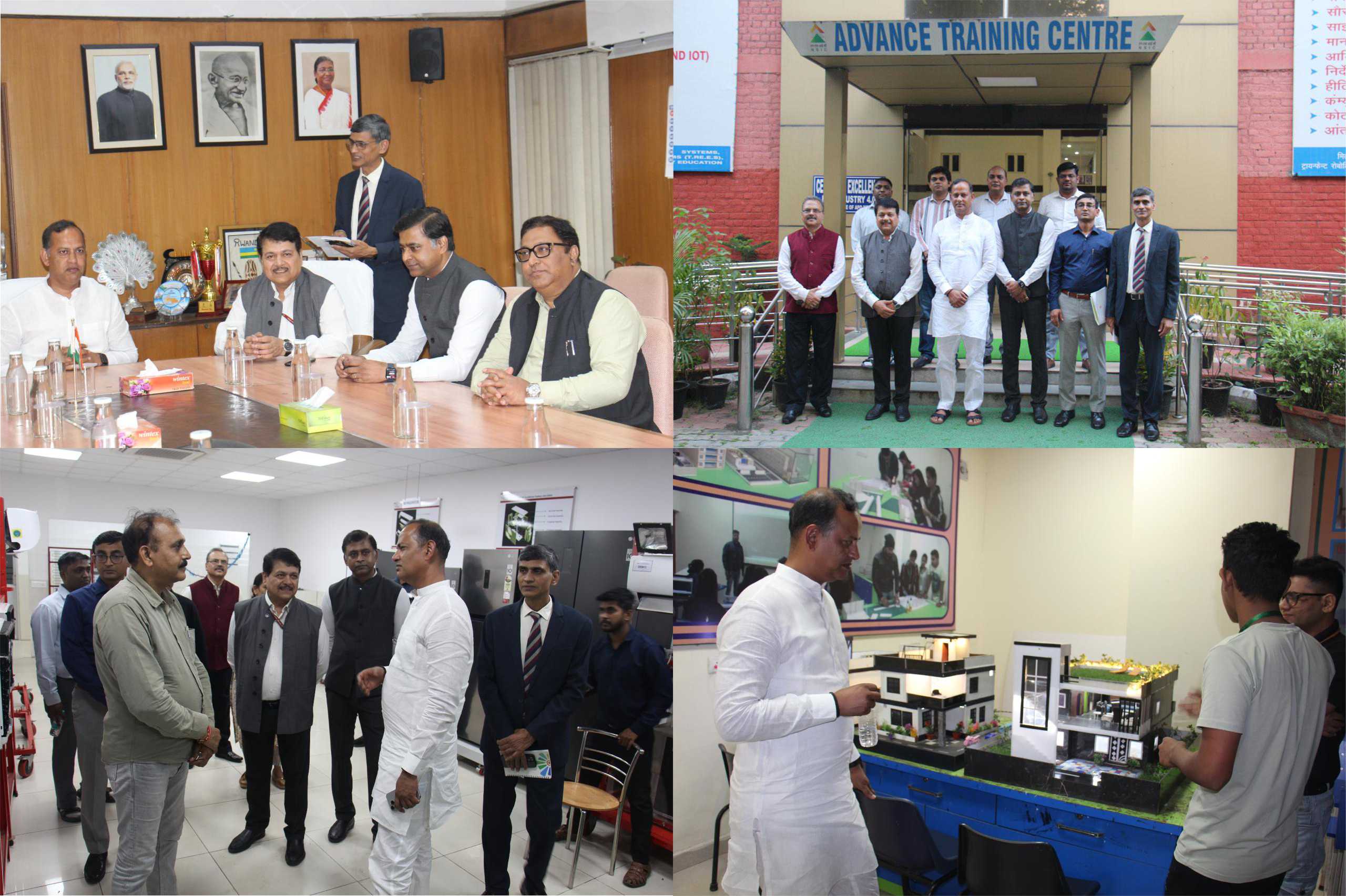 Shri Ravinder Singh (Indraj) Hon’ble Minister (Welfare of SC/ST/OBC Government of NCT of Delhi), visited NSIC Head Office & NSIC-Technical Services Centre, Okhla, New Delhi on 10th September 2025.

During his visit, the Hon’ble Minister was given a detailed presentation on the activity of NSIC and the skilling initiatives of NTSCs. The same was followed by detailed deliberation on strengthening collaboration in the areas of skill development and entrepreneurship promotion for the weaker sections of society at Delhi.

The Hon’ble Minister emphasized the need to resume training programs for marginalized groups and expressed his vision to replicate NSIC’s skilling and entrepreneurship model at few more locations at Delhi. He also interacted with the trainees’ undergoing programs at NTSC, appreciated their dedication, and lauded NSIC’s role in empowering youth through skill-based initiatives.
