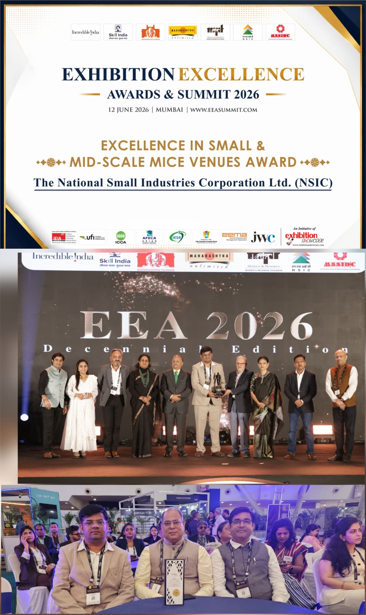 NSIC receives "𝗘𝘅𝗰𝗲𝗹𝗹𝗲𝗻𝗰𝗲 𝗶𝗻 𝗦𝗺𝗮𝗹𝗹 & 𝗠𝗲𝗱𝗶𝘂𝗺 𝗦𝗰𝗮𝗹𝗲 𝗠𝗜𝗖𝗘 𝗩𝗲𝗻𝘂𝗲𝘀 𝗔𝘄𝗮𝗿𝗱" at EEA 2026