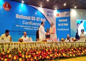 Hon’ble Vice-President of India, Shri. Venkaiah Naidu inaugurated the  Ministry of MSME – National SC ST Hub Confluence’ on 20th September 2017 to have stakeholder interaction with Industry Associations and Incubators from across the country .The program was also graced by Shri. Giriraj Singh, Hon’ble MOS (IC), Ministry of MSME, Shri. Shiv Pratap Shukla, Hon’ble MOS, Ministry of Finance, Shri Thaawarchand Gehlot, Hon’ble Minister of Social Justice & Empowerment, Shri Jual Oram, Hon’ble Minister of Tribal Affairs .,Shri Ravindra Nath,CMD,NSIC ,Dr.A,K,Panda, Secretary, MSME ,Ms. Alka Arora, Joint Secretary, MSME. Speaking on the occasion Shri  Venkaiah Naidu , Hon’ble Vice President of India stated that an integrated multidimensional development agenda is the need of the hour to remove unemployment and to facilitate SC/ST  entrepreneurs under the National SC ST Hub scheme. 
<br/>
<a target="_blank"  href="https://www.facebook.com/NSICLTD/photos/pcb.1556540654383942/1556537994384208/?type=3&theater"><font color="#FF6600"><p align="right">Click here to view  more images.</p></font></a> 
<p align="right">
<font color="#A9A9A9" align="right">Sept 21, 2017 </font></p>