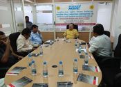 Shri Ravindra Nath,CMD,NSIC interacted with the key MSME Associations at Cochin on 28th Oct 2017. Speaking on this occasion, Shri Ravindra Nath, CMD, NSIC apprised the associations members about various initiatives of NSIC and Ministry of MSME for the benefit of MSME sector in the country.The meeting was attended by Shri Damodar Avanoor, State President, Kerala State Small Industries Association (KSSIA),Shri Alex P. Cyriac , President , Southern Railway Contractors Organization, Shri Joseph Sander, President, Kerala Plastic Manufacturer’s Association (KPMA) ,Shri Sabu Thomas , Builders Association of India,Shri K.K.Vijayan , Secretary, Dalit Indian Chamber of Commerce and Industry(DICCI),Shri Joseph Basil , General Secretary, Kerala State ‘A’ Grade  Electrical Contractors Association(KELCON),Shri S. Venketeswaran.Also present on this occasion were Shri. Gaurang Dixit , CGM(Fin),NSIC and Shri. P.Ravikumar, Zonal Head,NSIC, Jeo John Chalakkal ,Branch Head,NSIC (Cochin)  along with NSIC ( Cochin ) team.
<p align="right">
<font color="#A9A9A9" align="right">Nov. 1, 2017 </font></p> 