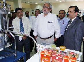 NSIC has set up Training Cum Incubation Centres for Incubation of Unemployed youth for setting up new  Small Enterprise all over the country. During his recent visit to NSIC, Shri Vivek Rae, Secretary, MSME along with Shri C.K.Mishra, Joint Secretary, MSME ,Shri Dinesh Singh, Joint Secretary ,MSME and Shri Jitesh John, Director, Ministry of MSME  visited the NSIC –Training  cum Incubation Centre and appreciated the efforts of NSIC in creating self-employment opportunities through Incubation program of NSIC . The delegation was briefed by Dr. H.P. Kumar, CMD, NSIC and other officials about the program and other schemes of NSIC in the country for the growth and development of MSME sector. The NSIC Incubation program is a integrated support by way of providing hands on training on working projects, it provides necessary facilities for prospective entrepreneurs and start up companies to learn product manufacturing processes coupled with technology development, Business development etc  under one roof. 