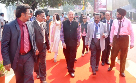 Shri Pravir Kumar,Director General Foreign Trade, Ministry of
Commerce,Government of India visited NSIC -Techmart India 2014 and
appreciated the vibrant display of MSME products and Technologies being
highlighted by NSIC under this unique  platform for the growth of MSME
sector in India.
<br>
<br>
<a target="_blank" href="https://www.facebook.com/media/set/?set=a.805599312811417.1073741836.314015211969832&type=3">
    <font color="#FF6600">
Click here to view Glimpses of inaugural ceremony of Techmart 2014 </font></a>

