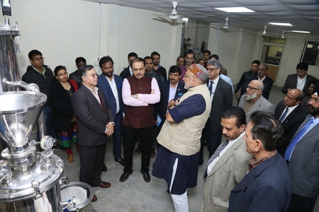 During their recent visit to NSIC, Shri Giriraj Singh, Hon`ble Minister, MSME and Dr. Arun Kumar Panda,Secretary, MSME applauded the efforts made by NSIC in setting up the Rapid Incubation Centre for small enterprise establishment. Shri Ravindra Nath, CMD, NSIC highlighted the various programs being offered under the NSIC -Rapid Incubation program to them. Also present on this occasion were Shri P.Udayakumar,Director(P&M),NSIC along with senior officers of NSIC.
<a target="_blank"

href="https://www.facebook.com/NSICLTD/photos/pcb.1638951839476156/1638949626143044/?type=3&theater"><p align="right">I) View more Images</p></font></a> 

<a target="_blank"

href="https://www.facebook.com/NSICLTD/photos/pcb.1638956622809011/1638952419476098/?type=3&theater"><p align="right">II) View more Images</p></font></a> 


<p align="right">
<font color="#A9A9A9" align="right">Dec. 15, 2017 </font></p>