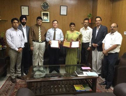 The National Small Industries Corporation Ltd.-NSIC and National Productivity Council signed MOU wherein both organisations agreed to set up "Centre of Excellence for Industry 4.0" in the campus of NSIC Technical Services Centre, Okhla, New Delhi, India.
Mr. Ravindra Nath, CMD, (NSIC) and Ms. Kalpana Awasthi, DG, NPC signed MOU in presence of Mr. A. K. Mittal, Director (Finance), (NSIC), Mr. Satvinder Singh, Chief General Manager (NSIC), Mr. Rautela Sanjay, Dy. General Manager, (NSIC) and Mr. K. D. Bhardwaj, Director, (NPC) and Mr. Sanjay Kumar Dwivedi, Group Head, (NPC).