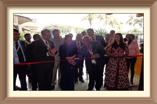 H.E. Ms. Suchitra Durai, High Commissioner of India to Kenya, Sh. R. Chandramouli, First Secretary, High Commission of India, Dr. Hadi Farajvand, Ambassador, Embassy of the Islamic Republic of Iran, Sh. D.K.Bhatia, DGM, NSIC, Sh. Bikash Ch Naik, Chief Manager, NSIC, at Inauguration ceremony of Kenya Plast Exhibition at KICC, Nairobi.
<a target="_blank"  href="https://www.facebook.com/NSICLTD/photos/a.516611921710159.1073741826.314015211969832/1127255183979160/?type=3&theater"><font color="#FF6600">Click here to view  more images.</font></a> <br/>
<img ALIGN=right src=/images/61annyear.jpg  height=80 WIDTH=90/>