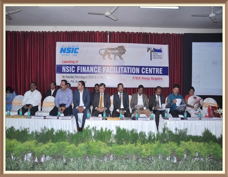 National Small Industries Corporation Limited (NSIC) in order to facilitate and meet the financial needs of  MSMEs have inaugurated the Finance Facilitation Centre (FFC) on Tuesday 23rd August 2016 at Branch Office, Peenya, Bangalore.
<BR><BR>
Speaking on the inauguration, Shri.Ravindra Nath, CMD NSIC mentioned that the centre is being started for facilitating the MSMEs for getting the loans to meet the financial needs and to grow to a further heights .    He also stated that the first Finance Facilitation Centre has been inaugurated at Jalandhar and many more centres will be set-up across India soon.
<BR><BR>
Peenya Industries   is having around 8000 and more Industries,   as such, the FFC has been set-up in the said area to facilitate not only the MSMEs of Peenya but also the other Industries in the State. 
<BR><BR>
The event was being witnessed by all major associations of Karnataka i.e., Peenya, KASSIA, FKCCI, AWAKE, COWE, E-MERGE along with around 250-300 members.
<BR><BR>
The programme was a grand success and the information w.r.t the opening of FFC has also been published in all the local newspapers like: Deccan Chronicle, Prajavani & E-Sanje.
<BR><BR>
On the said occasion an MOU was signed with RUBIQUE and also with JSW (Cement).
