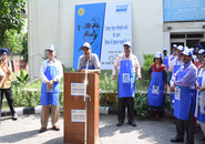 A Swatch Bharat Campaign led by Dr.A.K.Panda, Secretary, MSME and Shri Ravindra Nath,CMD,NSIC was held at NSIC office,Okhla Industrial Estate, New Delhi. Speaking on the occasion, Dr.A.K.Panda, Secretary, MSME stated that each one of us must campaign Intensively for awareness generation of Swatch Bharat Abhiyan to create a better sanitation environment. He urged the participants to inculcate a culture of Swacthha (Cleanliness) in our day to day life. Shri Ravindra Nath,CMD,NSIC said that Swatchhta should be adopted not only in office work spaces but also in the thoughts and deeds while initiating our reach with the Industry. Also present on this occasion were Ms. Alka Arora, Joint Secretary, MSME, Shri P. Udayakumar & Shri A. K. Mittal, Director on Board,NSIC alongwith NSIC Officers /Staff.


<br/>
<a target="_blank"

href="https://www.facebook.com/NSICLTD/photos/pcb.1566934770011197/1566933343344673/?type=3&theater"><font color="#FF6600"><p align="right">Click here to view  more images.</p></font></a> 
<p align="right">
<font color="#A9A9A9" align="right">03 Oct, 2017 </font></p>