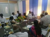 An interaction meeting with MSME Associations was held at Hyderabad on 06.10.2017.  The meeting was chaired by Shri Ravindra Nath, CMD, NSIC and attended by FTAPCCI, FETSIA, COWE, ALEAP, Fibreglass Association, etc.  CMD informed the associations to explore the various opportunities to work with NSIC, so that all their members can avail NSIC schemes and the facilities offered by Ministry of MSME.  The meeting was attended by Shri K.Srinivas, Zonal Head, South-II and Branch Heads from all the branches in the zone and other officials. 

<a target="_blank"

href="https://www.facebook.com/NSICLTD/photos/pcb.1572557076115633/1572556719449002/?type=3&theater"><font color="#FF6600"><p align="right">Click here to view  more images.</p></font></a>

<p align="right">
<font color="#A9A9A9" align="right">Oct 09, 2017 </font></p>