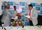 NSIC successfully set up Vocational Training Centre and Incubation Centre at Banjul, Gambia and handed over to Ministry of Trade, Industries, Regional Integration and Employment (MOTIE), Govt of Gambia on 12th September, 2017. 
<br>
The project was handed over by Mr. A. K. Mittal, Director (Finance), NSIC to Her Excellency Madam Isatou Touray, Hon’ble Minister of Trade, Industries, Regional Integration and Employment in presence of Madam Naffie Barry, Permanent Secretary - MOTIE, Mr. T. Baskaran, Counsellor, Embassy of India, Mr. Binod Kumar, Chief Manager, NSIC and Officers of Gambia Technical Training Institute & Gambia Chamber of Commerce and Industry.

<br/>
<a target="_blank"  href="https://www.facebook.com/NSICLTD/photos/pcb.1557385810966093/1557381737633167/?type=3&theater"><font color="#FF6600"><p align="right">Click here to view  more images.</p></font></a> 
<p align="right">
<font color="#A9A9A9" align="right">Sept 21, 2017 </font></p>
