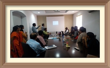 B.O., Hyderabad conducted an Awareness Program on Cashless Transactions at the office of M/s.Hyquip Systems Ltd., Hyderabad  for educating the staff and employees of their company.  In the program around 20 Nos. of employees were educated in the presence of their Director and Chief Financial Officer.
In the said program the features of UPI, USSD, E-Wallet and Cards & PoS, etc. were explained by Shri Kantharao D Jinna, Dy.Manager and Shri Taunck Omprakash, Dy.Manager (A/cs).  
