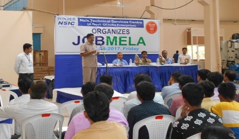 NSIC, Technical Services Centre, RAJKOT, organized a Job Mela on 8th September 2017 at its premises. Dr. C.H.Vithlani, Principal, Government Engineering College, Rajkot inaugurated the Job Mela as Chief Guest and advised the participants to be more confident in facing the interviews and lauded the efforts of NTSC Rajkot in bringing the Job seekers and Job providers in a single platform. 
In this Job Mela, 18 MSME units participated to select suitably trained manpower. More than188 Youth attended the Job Mela out of which 88 candidates got preliminary selected, who will be called for final selection to the respective units.
Sh. Venkatachalapathi Udaiyar, General Manager, NTSC Rajkot, explained the importance of Job Mela and the future plans of introducing new placement oriented Hi-tech skill development training programmes in the area.

<br/>
<a target="_blank"  href="https://www.facebook.com/NSICLTD/photos/pcb.1549670771737597/1549663775071630/?type=3&theater"><font color="#FF6600"><p align="right">Click here to view  more images.</p></font></a> 
<p align="right">
<font color="#A9A9A9" align="right">Sept 13, 2017 </font></p>