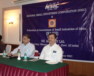 Shri MadhavLal, Secretary, MSME ,Government of India alongwith Dr.H.P.Kumar, CMD, NSIC  interacted with the industries associations at Ludhiana to have their feedback and suggestions for increasing the manufacturing growth of MSME sector in the country.