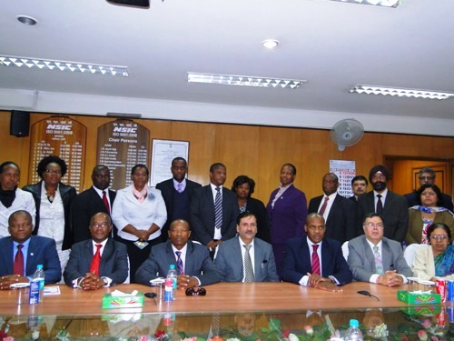 A delegation led by Mr. Bathatswi Tsayang, Chairman, Board of Local
Enterprise Authority(Botswana) and Dr.T.T.K.Matome ,CEO, Local enterprise
Authority, Botswana visited NSIC during their recent visit to India to know
about self-employment opportunities through Incubation program of NSIC in
the country. The delegation was briefed by Dr. H.P. Kumar, CMD, NSIC and
other officials about the program. Shri Ravindra Nath,
Director(Finance),NSIC was also present during their visit. The Botswana
delegation further expressed their desire to set up similar Incubation
Centre(s) ,developing policies and Institutional framework for SME
development in Botswana.