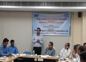 Branch office Lucknow participated in One day Special Vendor Development Programme on 25.09.2017 in association with NTPC, Lucknow for Special Category Entrepreneurs. (S.C/ST) . The objective of the Programme was to increase the share of MSEs in Government Purchase with special emphasis on Registration of NTPC Vendors under our Govt. Purchase Scheme.  In the said programme officials from MSME-DI, Kanpur, KVIC, Lucknow, District Industry Centre, Lucknow, and Senior officials from NTPC were also present. The Chief Guest of the programme was Sh. Rajesh Kumar Gupta, General Manager (C&M), NTPC, Lucknow.
Sh. A.K Srivastava, Branch Manager explained the Scheme of NSIC as well as Public Procurement Policy, with special emphasis on Govt. Purchase Programme & FFC. Sh. Rajesh Kumar Gupta, General Manager, NTPC Lucknow in their closing remarks emphasised their vendors for registering in NTPC and also under Government Purchase Registration Scheme of NSIC and  also highlighted their Purchase Procedure of Goods & Services. 
The units shown interest in Vendor Registration of NTPC and also in G.P. Registration The programme was attended by more than 100 nos. of Entrepreneurs/Vendors and officials. Photographs of the programme are enclosed.
