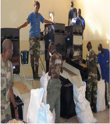 NSIC supplied Peanut Paste Processing, Peanut Oil Processing & Tomato Paste Processing Plants to Senegal Military Department on turnkey basis. The quality of finish products obtained from plants after their Installation, Commissioning and Training to the Senegalese personnel at site were appreciated by authorities and believed that the said pilot Incubation project would be extremely useful to the Army of Senegal towards creating opportunities for ‘self-employment’.