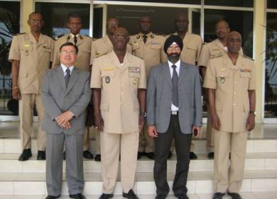 Mr. Ravindra Nath, Director (Finance) and Mr. Satvinder Singh, General Manager, NSIC invited by Directeur de I’Intendance des Armees, Etat-Major General Des Armees, Senegal to conclude the terms for the supply of turn-key projects for manufacturing of products required by Military department. During the recent visit of NSIC officials, the military authorities in Senegal confirmed with their acceptance to NSIC for the supply of Plant & Machines pertaining to the projects like Ground Nut Paste, Ground Nut Oil, Tomato Puree and Fruit Juice.During the visit of NSIC officials to Senegal, the delegation met Mr. Abdoulaye FALL, General Chief of Staff, Senegal and discussed in detailed about the association of NSIC with Military agencies.