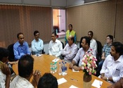 B.O, Peenya, Bangalore has been time and again interacting with MSMEs to  understand and meet their needs.  Recently, branch was approached by the members of Corrugated Manufacturers Cluster for their financial and marketing support.

Matter was discussed with the members, taken their financial need and arranged the meeting with YES Bank who have readily agreed to help the Cluster needs.  

Shri.Vaibha Sharma, Sr.Vice President of YES Bank of Karnataka Circle along with his team have attended the meeting and addressed the 40 cluster members and informed that they are ready to take-up their financial needs and also agreed to extend the Bank Guarantee to each and every unit for their Raw Material Purchase exclusively through NSIC.   They have listed the documents to be furnished and informed to submit the same to our Office for our onward forwarding the same to YES Bank.   If all the documents are ready, they have expressed their willingness to fix a date wherein the spot sanctions can also be initiated.

As the said platform was idle even to discuss the addition of new material, we have taken-up their raw material requirement and are in the process of discussing with bulk manufacturers who can offer the best price.
