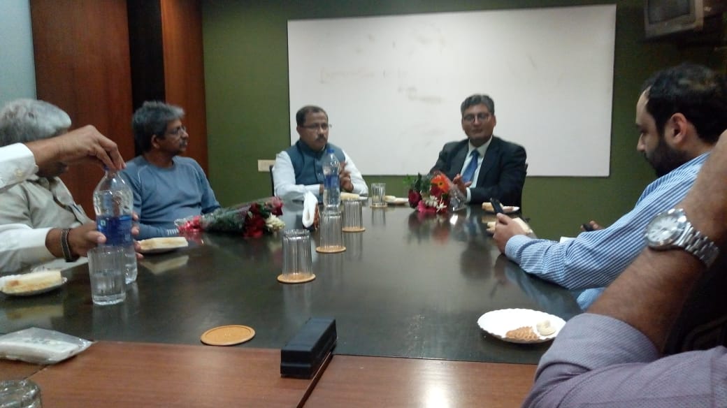 During his visit to Goa on14/12/18 ,Shri Sudhir Garg,CMD,NSIC interacted with President Shri Kamat & the executive Body of Goa State Industries Association (GSIA) at Panjim Goa and discussed various possibilities of enhancing NSIC business in the State of Goa and implementing various schemes of Ministry of MSME 