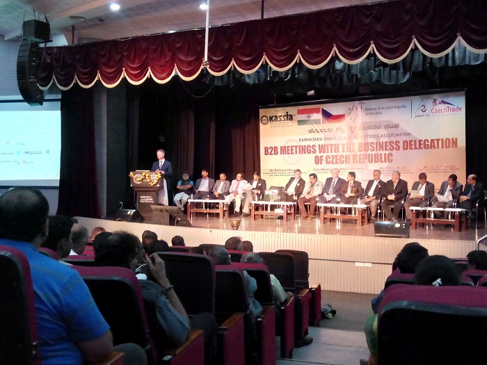 NSIC ( Bangalore ) alongwith KASSIA organized  B2B meetings with the Business Delegation of Czech Republic at KASSIA, Bengaluru on 26th November 2018  to facilitate MSMEs in numerous opportunities being offered by Czech Republic.. Also present on this occasion were Shri P Ravi Kumar,Zonal Head , Shri Basvaraj S. Javali, KASSIA President, Richard Hiavaty-Director of Asisan Countries, Ministry of Industry Trade-Czech Republic, Mr. Milian Hovorka-Ambassador Embassy of Czech Republic, Mr. Libor Musil member of board association of Small & medium size Enterprise Czech Republic, Mr. C.S Prakash Hon’ourable Consul of Czech Republic for the states of Karnataka,Shri. P. S. Srikanth Dutta president Laghu Udyog Bharati Karnataka and Mr. Mohan Suresh, Past President ,FISME. 35 delegates from Czech Republic and over 90 MSME participated in the Meet
 
