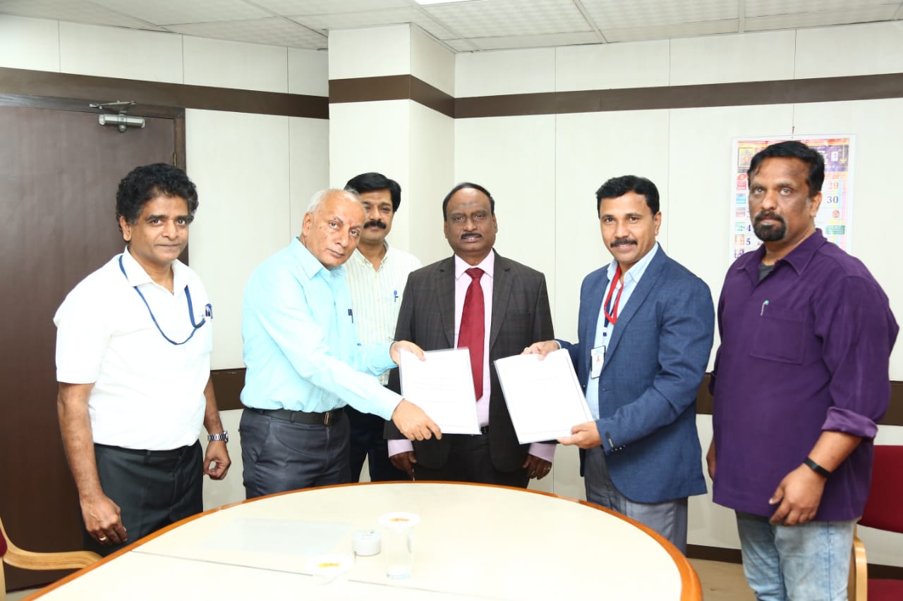 MoU has been signed in between NTSC Hyderabad & ITI Ltd. Bengaluru  on 30-09-2019 in the presence of Sh. Alagesan, CMD - ITI, Sh. A B Prabhuraj, GM & Centre Head, Sh. Y. Muralidhar, CGM ITI Ltd & other officials.  The main purpose of MoU is to provide e2e telecom solution to the Nation. NTSC Hyderabad has joined hands with ITI Ltd to encash the opportunities of ITI for providing excellence in Technology, product & services in the area of switching, Transmission Access, encryption & defense communication products , SMT Lines, Scada system, encryption, Maintenance, installation & repair, CFS works etc. which could lead NTSC to penetrate in our new SBUs.