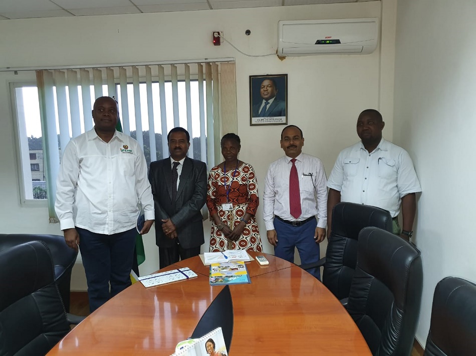 Sh. P. Udayakumar held a meeting with Mrs Francisca G.C.Muluana , Permanent Secretary of Manica province, Mozambique for her support for the Incubator project  on 20 th Nov 2019 along with Director ,IPEME, Director of Provincial Govt and Sh. Binod Kumar ,CM, NSIC.
