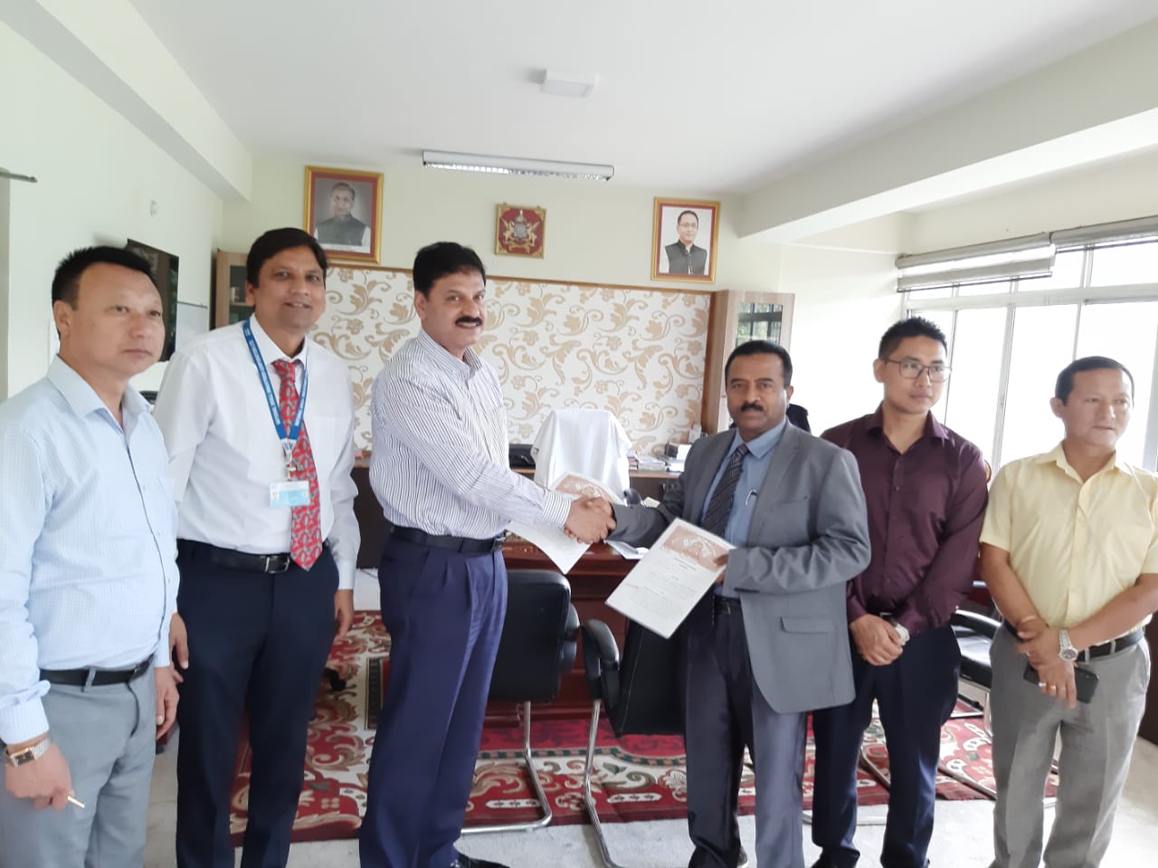 NSIC signed MoU with Government of Sikkim  on 06th Sept.2019 for the promotion and development of MSME sector in the state of sikkim through NSIC package of services for the growth of MSME sector.The MoU was signed by Shri P.Udayakumar,Director(P&M),NSIC Dr.Thomas Chandy ,Additional Chief Secretary ,Govt, of Sikkim 