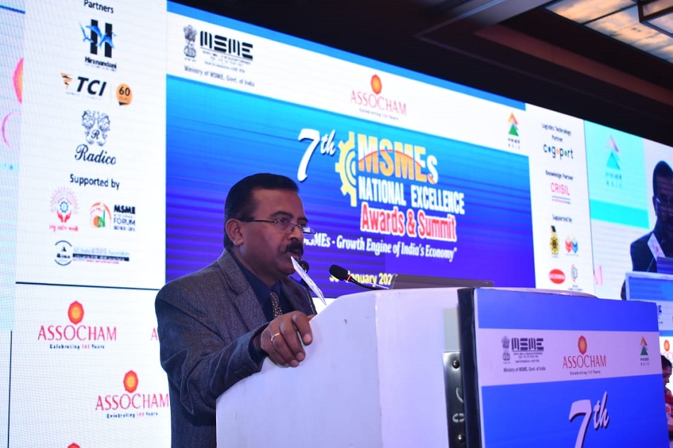 Shri. P. Udayakumar, Director (P&M) delivered a lecture on “MSMEs- Growth Engine of India’s Economy” during 7th MSMEs National Excellence Awards & Summit organised by ASSOCHAM at DefExpo 2020 at Lucknow (U.P.)